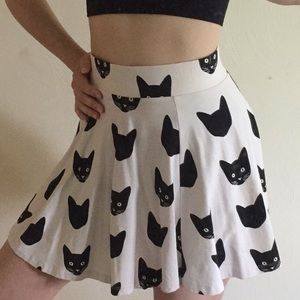 Cat Circle Skirt